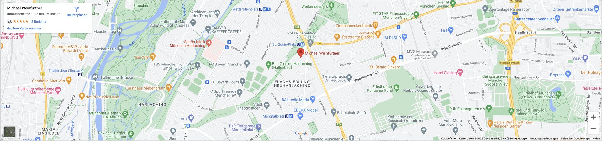 Steuerberater München Weinfurtner Maps